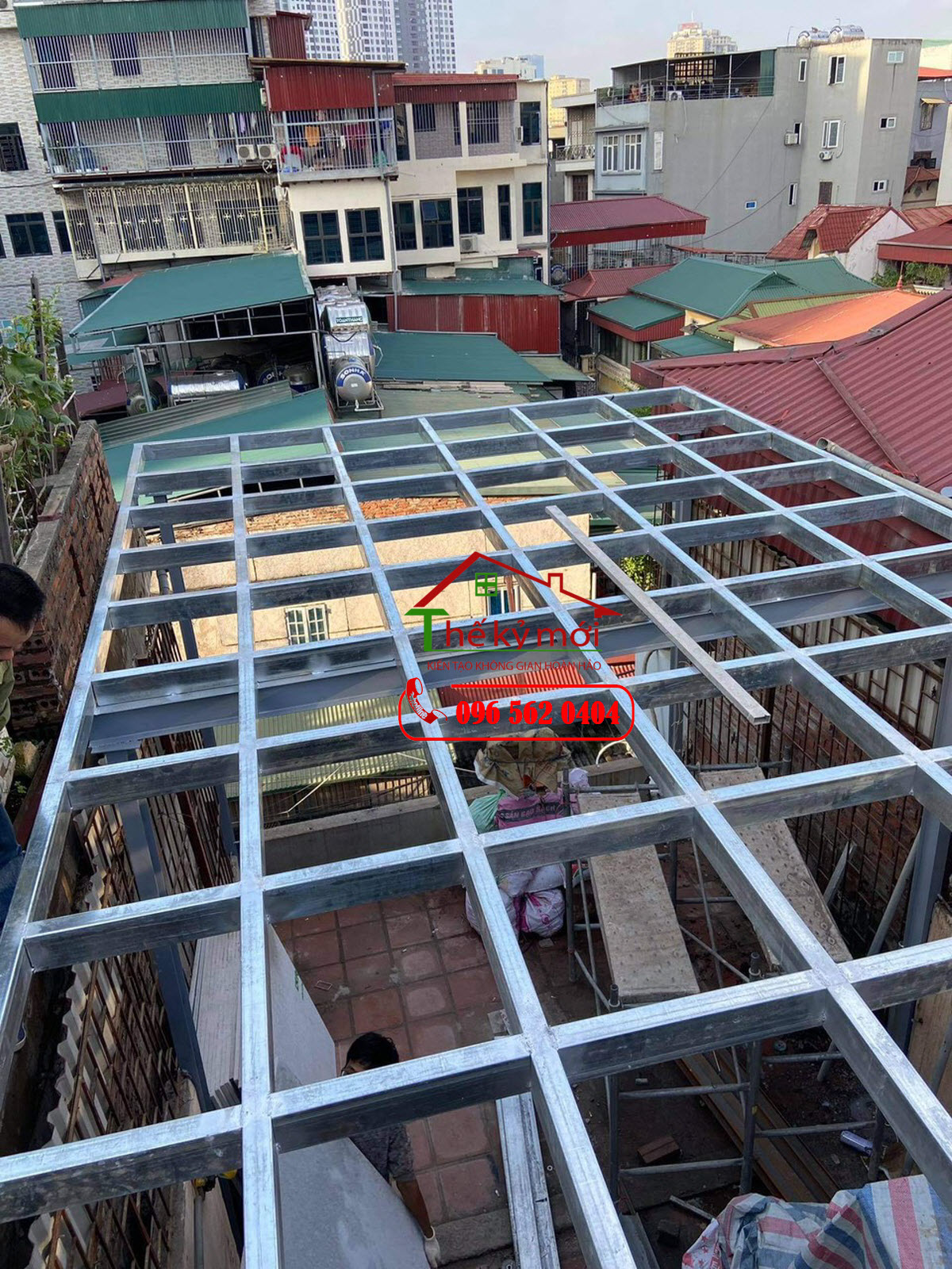 Thi công cơi nới thêm tầng bằng tấm bê tông nhẹ Cemboard Thái Lan