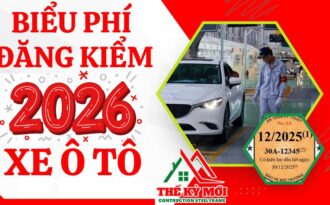 Phí đăng kiểm 2026 dành cho xe ô tô mới nhất