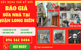 Bảng báo giá, đơn giá cải tạo sửa chữa nhà tại Quận Long Biên