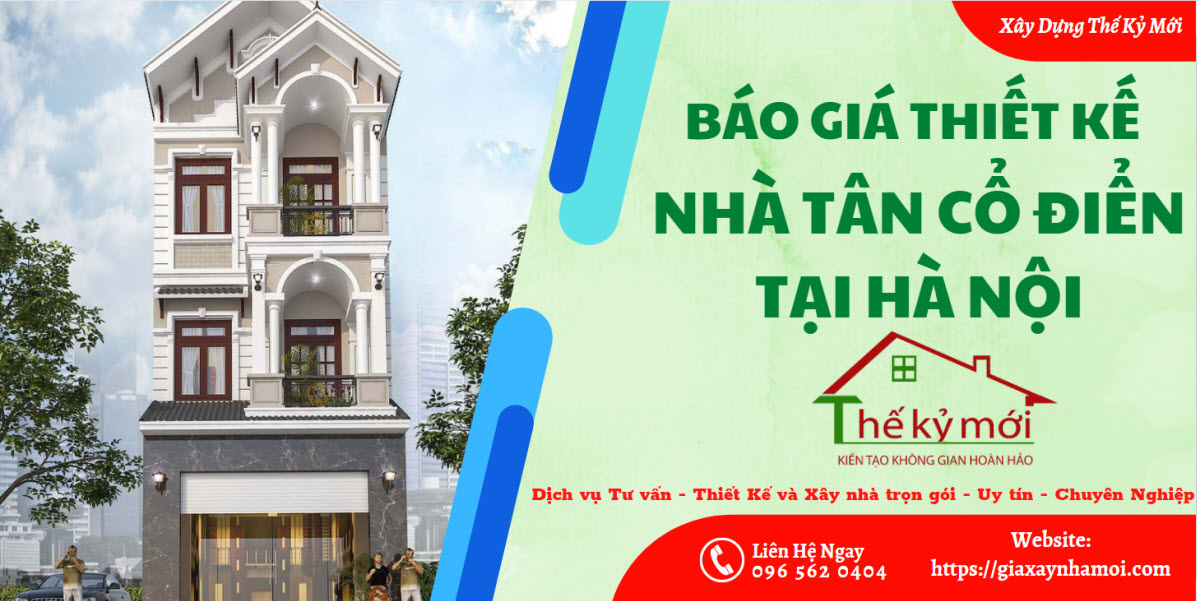 bảng báo giá thiết kế nhà đẹp giá rẻ tại Hà Nội 