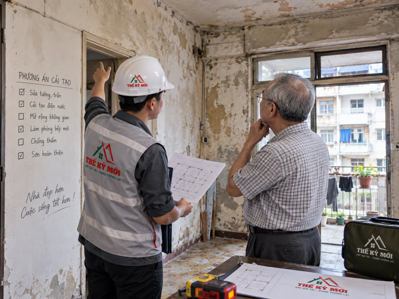 Thợ sửa nhà tại quận Hoàng Mai Hà Nội